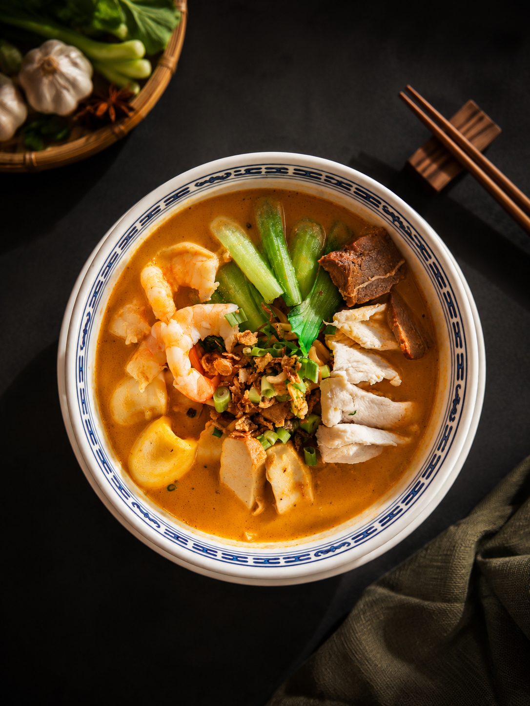 Combination Laksa